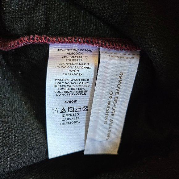 LOFT Petite women's Maroon Geometric Floral Pattern Quilted Jacquard Mini Dress - Picture 7 of 7